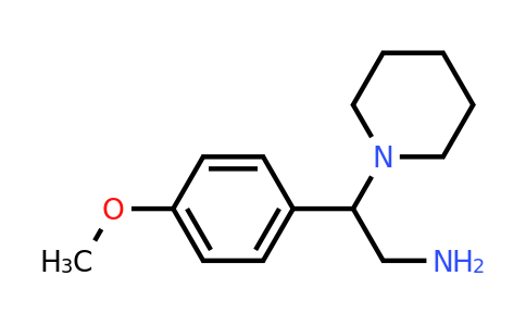CAS 31466-51-0 | 2-(4-methoxyphenyl)-2-(piperidin-1-yl)ethan-1-amine