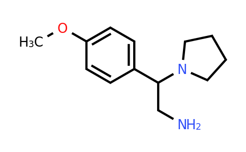 CAS 31466-55-4 | 2-(4-methoxyphenyl)-2-(pyrrolidin-1-yl)ethan-1-amine