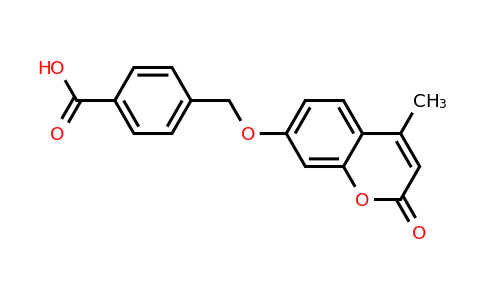 CAS 314741-98-5 | 4-{[(4-methyl-2-oxo-2H-chromen-7-yl)oxy]methyl}benzoic acid