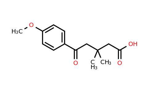 CAS 31526-44-0 | 5-(4-methoxyphenyl)-3,3-dimethyl-5-oxopentanoic acid