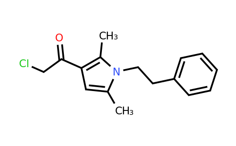 CAS 315676-31-4 | 2-chloro-1-[2,5-dimethyl-1-(2-phenylethyl)-1H-pyrrol-3-yl]ethan-1-one
