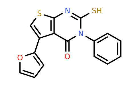 CAS 315684-77-6 | 5-(furan-2-yl)-3-phenyl-2-sulfanyl-3H,4H-thieno[2,3-d]pyrimidin-4-one