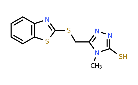 CAS 315702-40-0 | 5-[(1,3-benzothiazol-2-ylsulfanyl)methyl]-4-methyl-4H-1,2,4-triazole-3-thiol