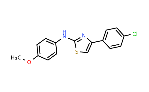 CAS 315706-14-0 | 4-(4-Chlorophenyl)-N-(4-methoxyphenyl)thiazol-2-amine