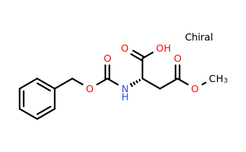 CAS 3160-47-2 | (2S)-2-{[(benzyloxy)carbonyl]amino}-4-methoxy-4-oxobutanoic acid