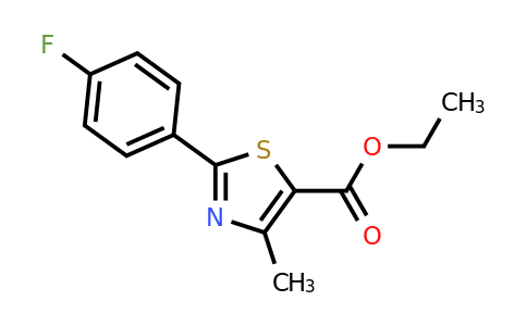CAS 317319-17-8 | Ethyl 2-(4-Fluorophenyl)-4-methylthiazole-5-carboxylate