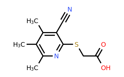 CAS 317324-72-4 | 2-[(3-cyano-4,5,6-trimethylpyridin-2-yl)sulfanyl]acetic acid