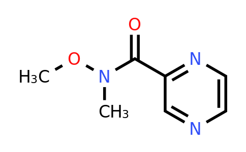 CAS 317335-26-5 | N-methoxy-N-methyl-pyrazine-2-carboxamide
