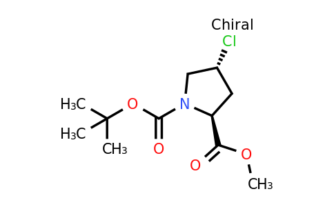 CAS 317356-97-1 | 1-tert-butyl 2-methyl (2S,4R)-4-chloropyrrolidine-1,2-dicarboxylate