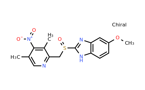 CAS 317807-10-6 | (S)-2-(((3,5-Dimethyl-4-nitropyridin-2-yl)methyl)sulfinyl)-5-methoxy-1H-benzo[d]imidazole