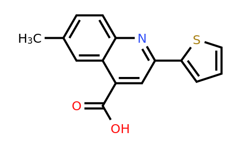 CAS 31792-49-1 | 6-Methyl-2-(thiophen-2-yl)quinoline-4-carboxylic acid