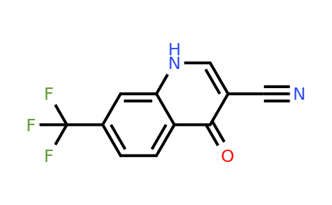 CAS 318-44-5 | 4-Oxo-7-(trifluoromethyl)-1,4-dihydroquinoline-3-carbonitrile