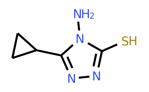 CAS 31821-73-5 | 4-amino-5-cyclopropyl-4H-1,2,4-triazole-3-thiol