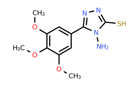 CAS 31821-78-0 | 4-amino-5-(3,4,5-trimethoxyphenyl)-4H-1,2,4-triazole-3-thiol