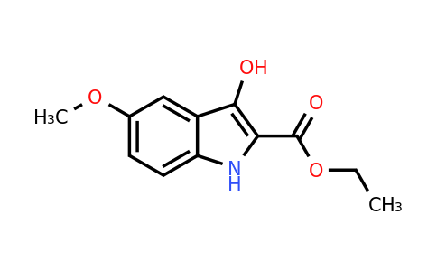 CAS 318292-61-4 | Ethyl 3-hydroxy-5-methoxy-1H-indole-2-carboxylate