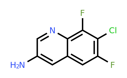 CAS 318684-44-5 | 7-Chloro-6,8-difluoroquinolin-3-amine