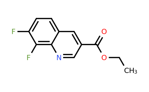 CAS 318685-46-0 | Ethyl 7,8-difluoroquinoline-3-carboxylate