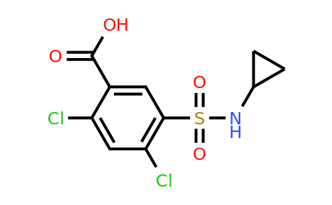 CAS 31914-94-0 | 2,4-Dichloro-5-(N-cyclopropylsulfamoyl)benzoic acid