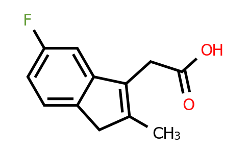 CAS 32004-66-3 | (5-Fluoro-2-methyl-1H-inden-3-yl)acetic acid