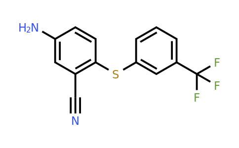 CAS 320421-51-0 | 5-Amino-2-{[3-(trifluoromethyl)phenyl]sulfanyl} benzenecarbonitrile