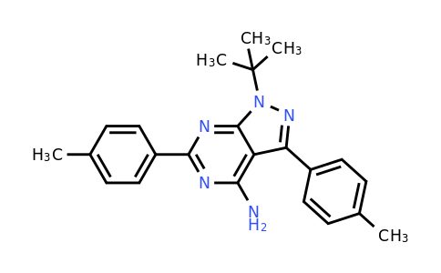 CAS 320422-30-8 | 1-(Tert-butyl)-3,6-bis(4-methylphenyl)-1H-pyrazolo[3,4-D]pyrimidin-4-amine
