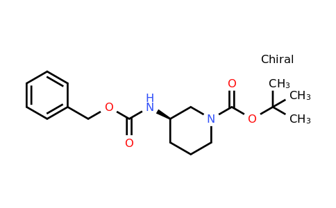 CAS 320580-76-5 | (R)-tert-Butyl 3-(((benzyloxy)carbonyl)amino)piperidine-1-carboxylate