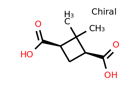 CAS 3211-48-1 | cis-2,2-dimethylcyclobutane-1,3-dicarboxylic acid