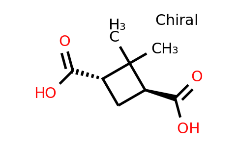 CAS 3211-59-4 | trans-2,2-dimethylcyclobutane-1,3-dicarboxylic acid