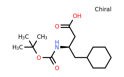 CAS 321330-09-0 | (3R)-3-(tert-butoxycarbonylamino)-4-cyclohexyl-butanoic acid