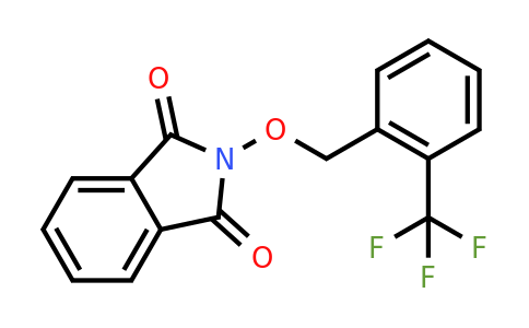 CAS 321430-37-9 | 2-((2-(Trifluoromethyl)benzyl)oxy)isoindoline-1,3-dione