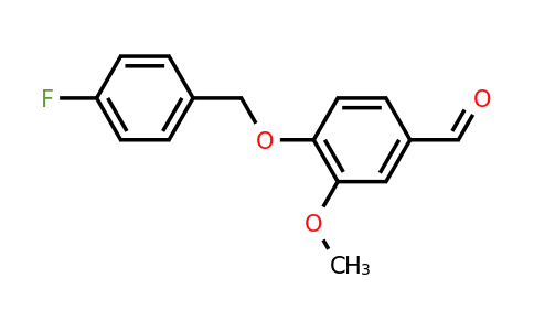 CAS 321432-05-7 | 4-[(4-fluorophenyl)methoxy]-3-methoxybenzaldehyde