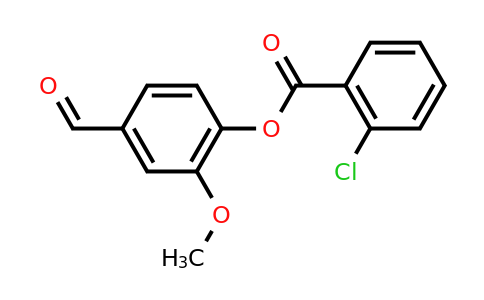 CAS 321726-59-4 | 4-formyl-2-methoxyphenyl 2-chlorobenzoate