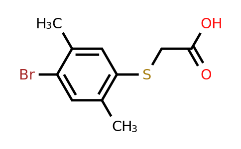 CAS 321942-73-8 | 2-[(4-bromo-2,5-dimethylphenyl)sulfanyl]acetic acid