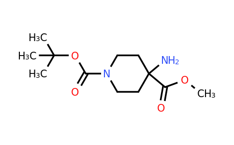 CAS 321997-89-1 | 1-Tert-butyl 4-methyl 4-aminopiperidine-1,4-dicarboxylate