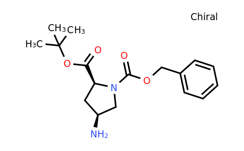 CAS 322398-80-1 | O1-benzyl O2-tert-butyl (2S,4S)-4-aminopyrrolidine-1,2-dicarboxylate
