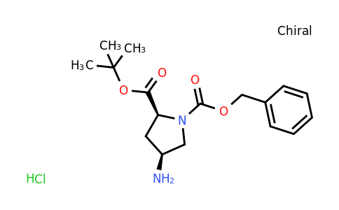 CAS 322398-81-2 | O1-benzyl O2-tert-butyl (2S,4S)-4-aminopyrrolidine-1,2-dicarboxylate;hydrochloride