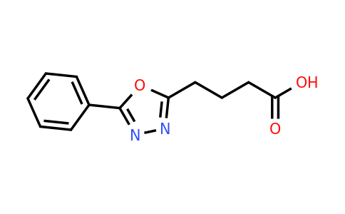 CAS 322725-59-7 | 4-(5-Phenyl-1,3,4-oxadiazol-2-yl)butanoic acid