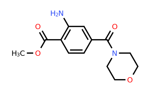 CAS 322764-64-7 | Methyl 2-amino-4-(morpholine-4-carbonyl)benzoate