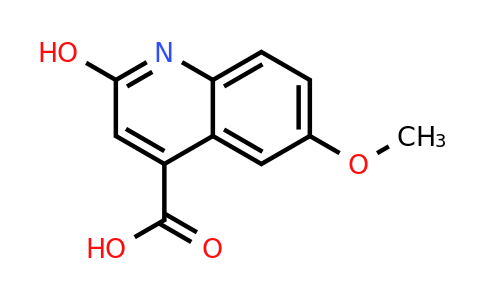 2-Hydroxy-6-methoxyquinoline-4-carboxylic acid