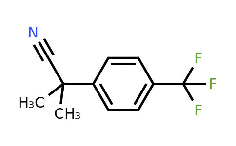 CAS 32445-87-7 | 2-Methyl-2-(4-(trifluoromethyl)phenyl)propanenitrile
