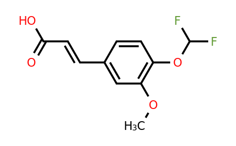 CAS 324579-78-4 | 4-(Difluoromethoxy)-3-methoxycinnamic acid