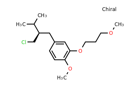 CAS 324763-39-5 | Benzene, 4-[(2R)-2-(chloromethyl)-3-methylbutyl]-1-methoxy-2-(3-methoxypropoxy)-