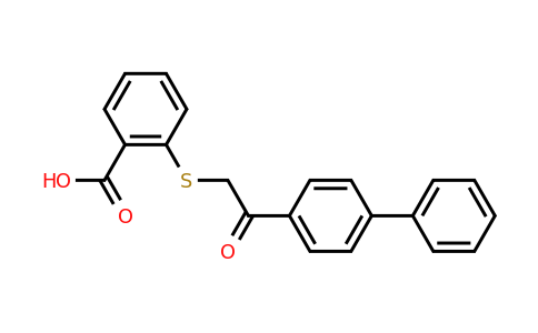 CAS 324774-82-5 | 2-[(2-{[1,1'-biphenyl]-4-yl}-2-oxoethyl)sulfanyl]benzoic acid