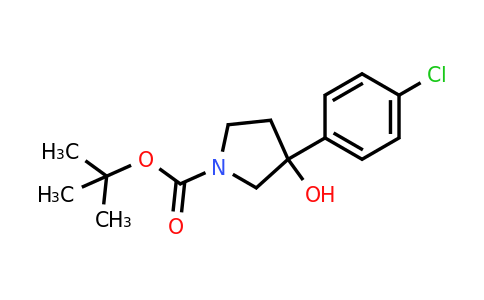 CAS 324785-29-7 | 1-Boc-3-(4-chlorophenyl)-3-hydroxypyrrolidine