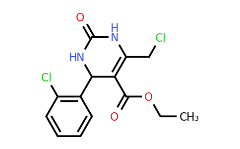 CAS 325479-50-3 | Ethyl 6-(chloromethyl)-4-(2-chlorophenyl)-2-oxo-1,2,3,4-tetrahydropyrimidine-5-carboxylate