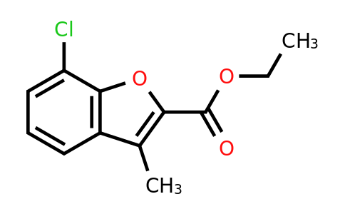 CAS 32565-17-6 | ethyl 7-chloro-3-methyl-1-benzofuran-2-carboxylate