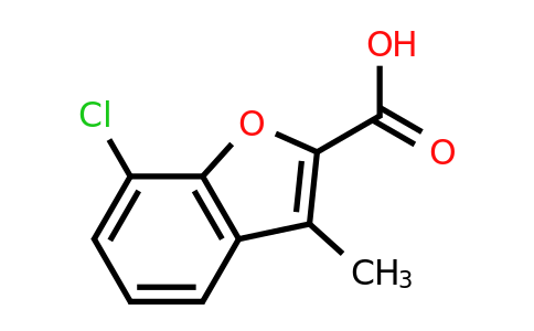 CAS 32565-18-7 | 7-chloro-3-methyl-1-benzofuran-2-carboxylic acid