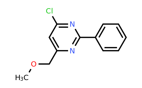 CAS 325685-59-4 | 4-Chloro-6-(methoxymethyl)-2-phenylpyrimidine