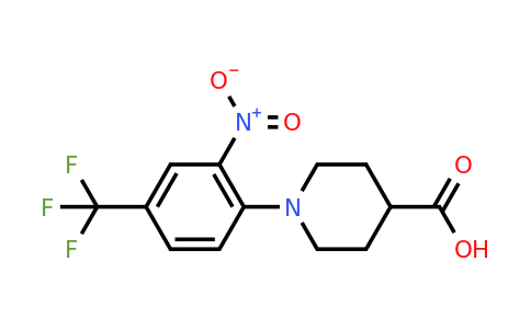 CAS 325702-10-1 | 1-[2-nitro-4-(trifluoromethyl)phenyl]piperidine-4-carboxylic acid
