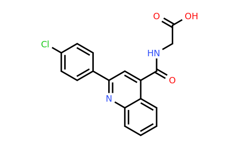 CAS 325720-83-0 | 2-{[2-(4-chlorophenyl)quinolin-4-yl]formamido}acetic acid